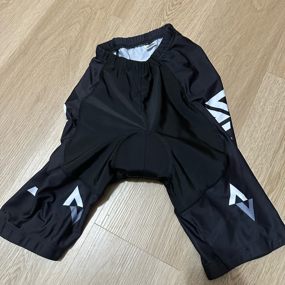 Mens Black Strava Cycling Shorts- Like New